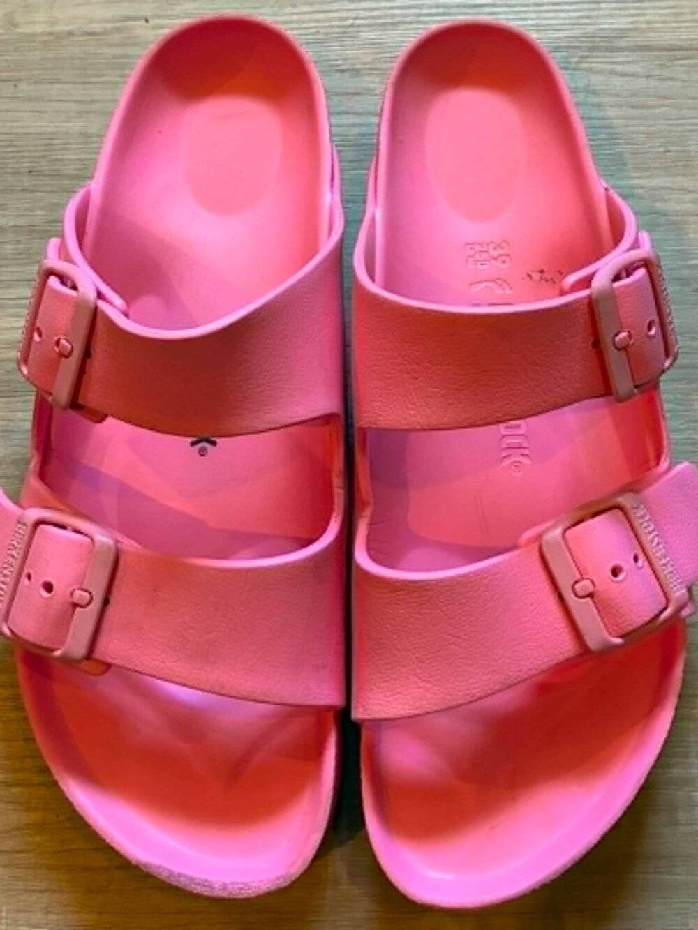 Birkenstock Arizona Essentials EVA Candy Pink Women Sandals Size 8 EU 39 - Picture 3 of 5